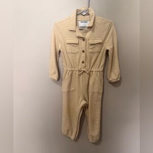 Old Navy Beige Toddler Girl Jumpsuit